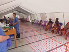 Kenema Triage tent