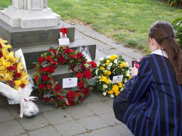 wreaths and girl